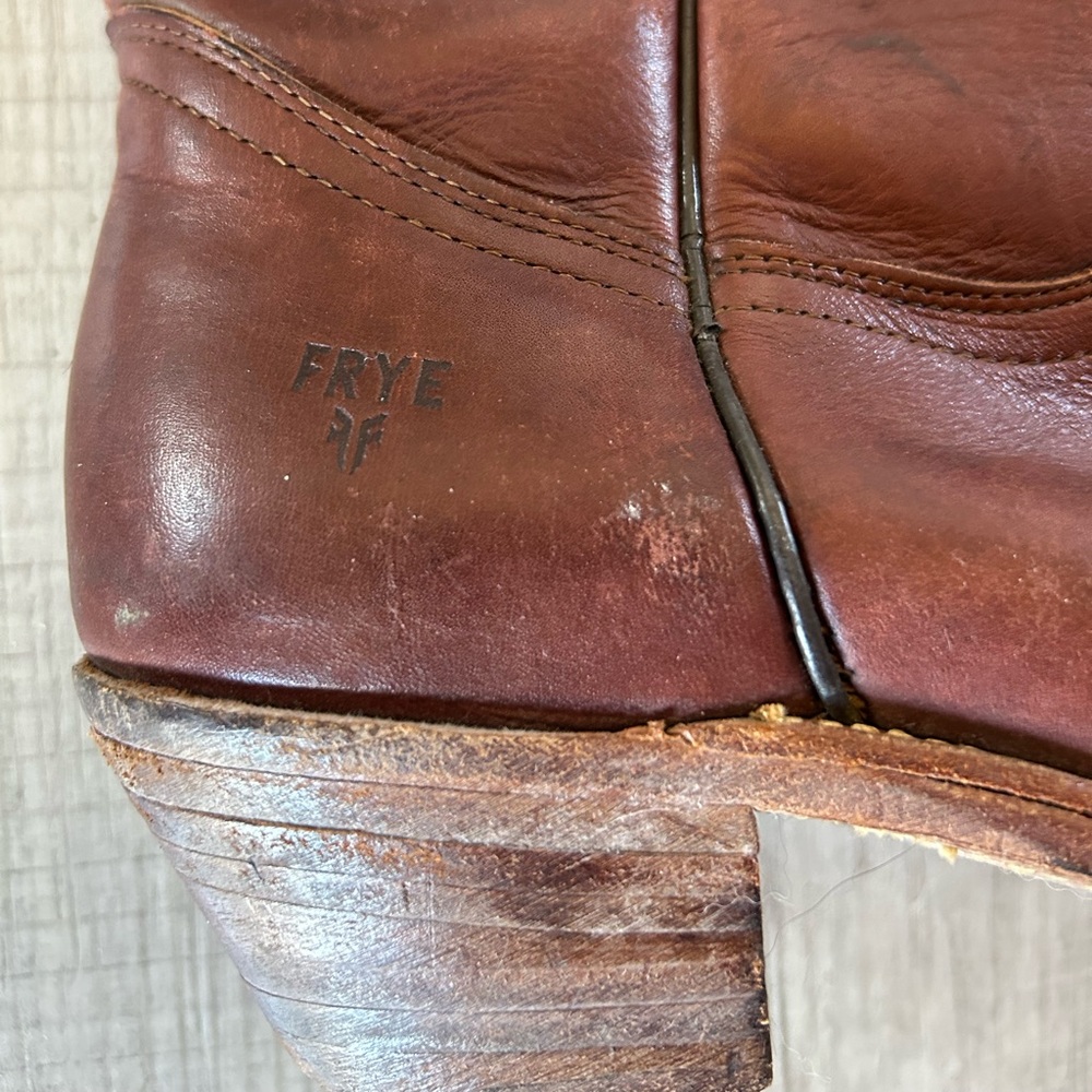 Red Frye Boots